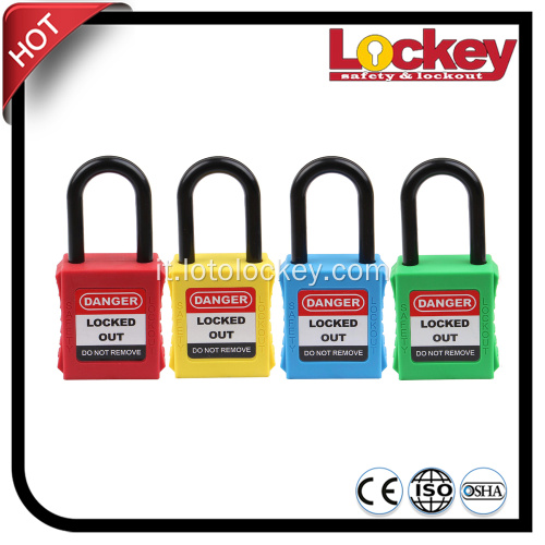 Lucchetto di sicurezza di shackle di plastica di 38mm